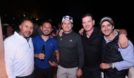  Vladimir Infante, Horacio Sonaelle, Beto Fontes, Víctor Ortiz y Armín Von Der Meden.