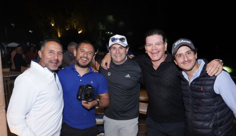  Vladimir Infante, Horacio Solaegui, Beto Fontes, Víctor Ortiz y Armin Von Der Meden.