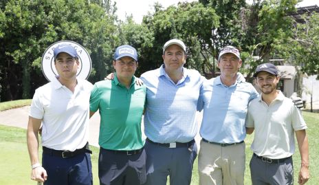  Tomás Alcalde, Raúl Torres, Roberto Silva, Toño Mendizábal y  Santiago Hervert.
