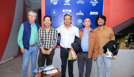  Patricio Jourdain, Héctor Hernández, Gerardo Mirabal, Martín y Julio Mirabal.