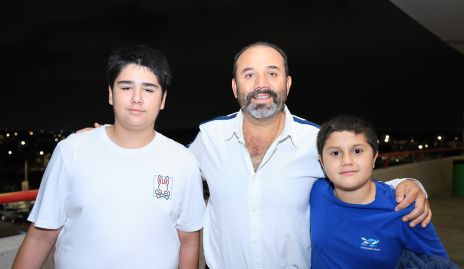  Patricio Chávez, Ricardo y Patricio Trujillo.