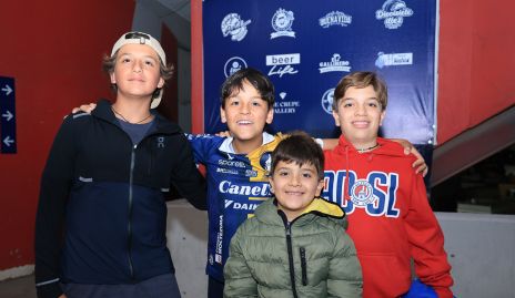  Mauricio, José Miguel, Emilio y César.