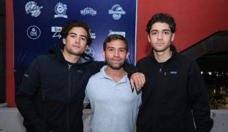  Manuel González, Daniel Carreras y Santiago Morales.