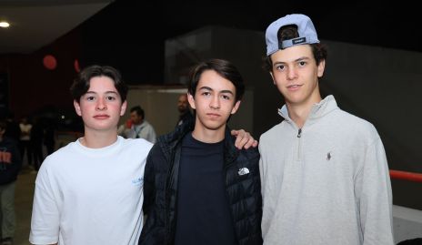  Juan Pablo González, Héctor Bernal y José Manuel Hernández.