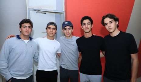  Omar Feres, Juan José Leos, Mateo Conde, Emiliano Delsol y Santiago Torre.