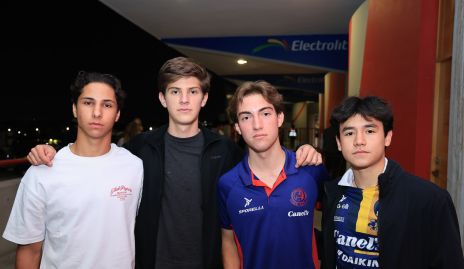  José Miguel Guerra, Mateo Díaz, Mauricio Pizzuto y Sergio Torres 
