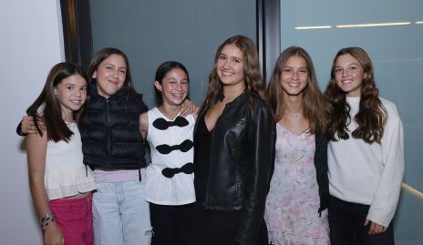  Emilia Hernández, Camila Lozano, Marijó Hernández, Martina Benavente, Roberta Benavente e Inés Lozano.