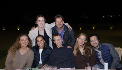 Los Fonte, Macarena, Toño,  Marisol, Vero, Toño, Andrea y Santiago.