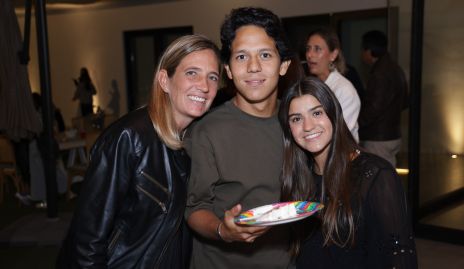  Fernanda Fonte, Rolando Fernández y Miranda Pizzuto.