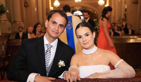  Ricardo Andrés Robles y Regina Carrillo Valderde ya son esposos.