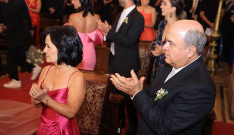  Gabriela Valverde y Alfonso Carrillo, papás de la novia.