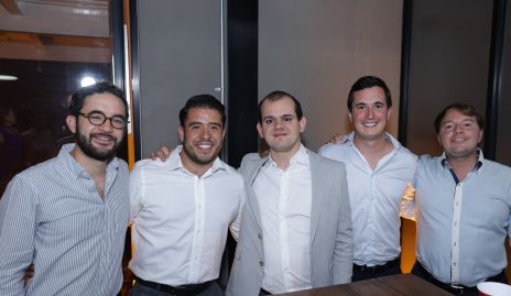  Daniel Lárraga, Mauricio Martínez, Elías Abud, Fernando Reynoso y Rafael Córdova.
