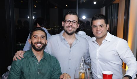  Daniel González, Joaquín Barrera y Rubén Martínez.