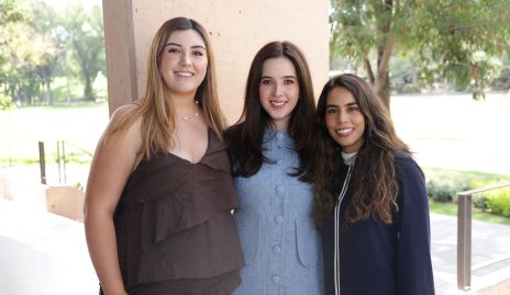  Ana Gaby Motilla, Renata Castillo y  Alejandra Martínez.
