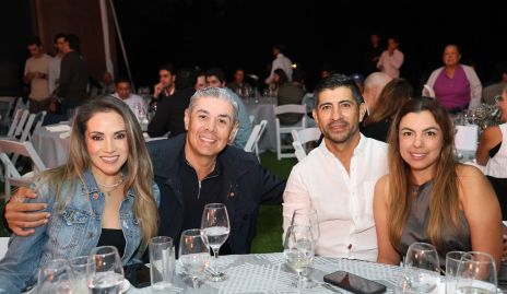  Paulina Flores, Miguel Curi, Israel García y Alexia Mendoza.