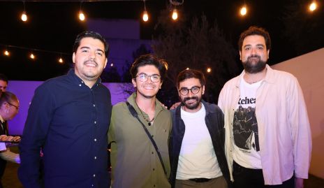  Luis Gerardo, Fausto Barona, Enrique y Luis Portugal.