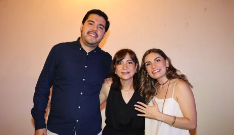  Luis Portugal, Pina Cadena y Sofía Rodríguez.