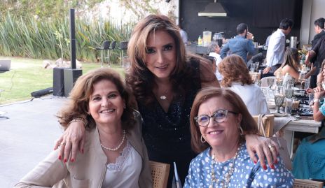  Luzma Reynoso, Martha Abud y Mari Zermeño.