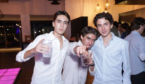  Mauricio Alcalde, Diego Carreras y Santiago Conde.