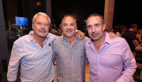  Jerónimo Gómez, Sergio Rivera y Alejandro Elizondo.