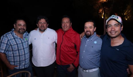  David Hernández, Eduardo Medina, Oscar Mauricio, Gil Zapata y Paco Mirabal.
