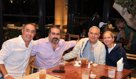  Fernando López, Juan José Leos, Jorge Villarreal e Ivette Coulon.