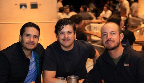  Eugenio Gaviño, Edgar Olguín y Octavio Aguillón.