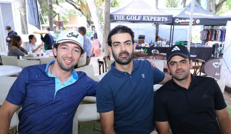  Johan Werge, Roberto Abud y Juan Pablo Abud.