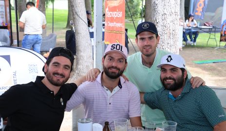  Julio Galindo, Carlos González,  Jorge Mendizábal y Antonio Esper.