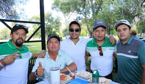  Gil Zapata, Adrián Garza, Paco Mirabal, Alejandro Ortiz y Diego Zapata.