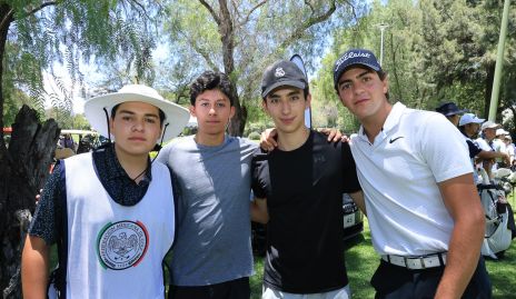  Pepe Barrón, Alfredo Ayala, Mateo Conde y Omar Feres.