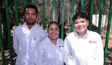  Gerardo Oliva, Estefanía Briones y Reynaldo Herrera.