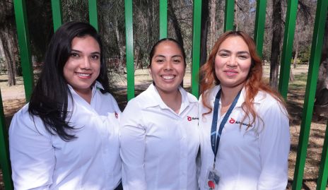  Nuria Paz, Estefanía Briones y Monica Trujillo.