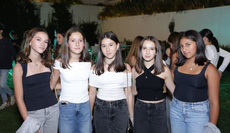  Luciana González, Nanu Mercado, Elena Aranda, Arantza Grande y Ana Sofía.