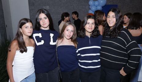  Carlota Zambrano, Arola Dávila, Emilia Peláez, Renata Zúñiga y Ana Espinosa.