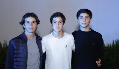  Hugo Vidal, Marcelo Vera y Gabriel Veliz.