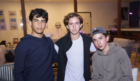  Iker Ortiz, Diego Torres y Santiago Conde.