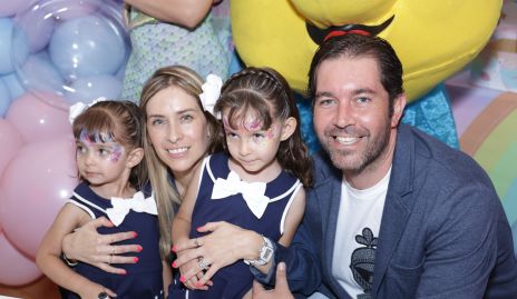  Emilia Zamanillo, Gaby Alvarado, Alessa Zamanillo y Alejandro Zamanillo.