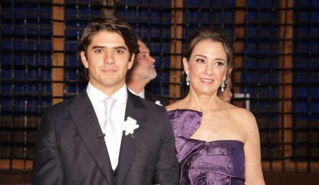 Juan Pablo Leiva con su mamá Gloria Martínez.