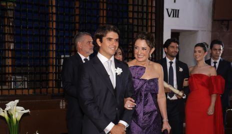  Juan Pablo Leiva con su mamá Gloria Martínez.