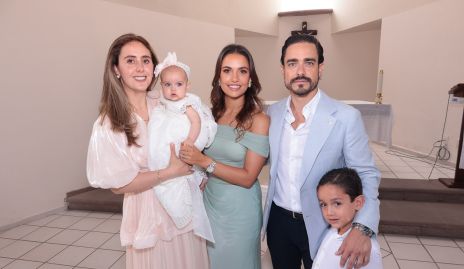  Valeria Villarreal, Rafaela Villaseñor, Marcela Díaz, José Villaseñor y José María Villaseñor.