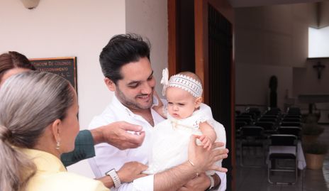  Alberto Familiar con su sobrina Rafaela.
