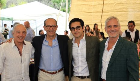  Federico Díaz Infante, Enrique Díaz Infante, Ernesto Zárate y Alberto Familiar