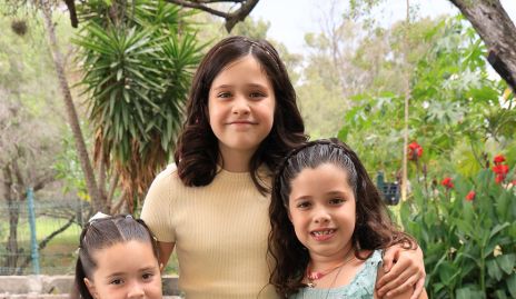  María José Enríquez, Sofía y María Paula Villaseñor.