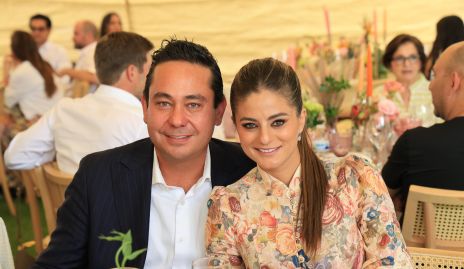  Ángel Torres y Verónica Romero, padrinos de Rafaela.