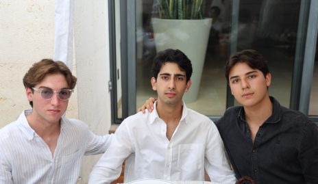  Mauricio Pizzuto, Rodrigo Medlich y Deme Rivera.