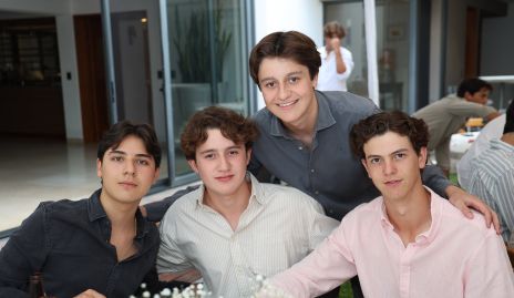  Demetrio Rivera, Israel López, Santiago López y José Subirana.