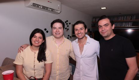  Paty Rojas, Marco Vázquez, José Torres y Carlos Fonseca.