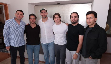  Fernando Silos, Marcelo Martell, Carlos Esparza, Diego Padilla, Guillermo López y José Kasis.