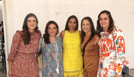  Alma Hervert, Maríana Dávila, Lilí Villalobos, Lety Aguilar y Nora de los Santos.